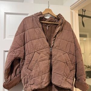 Free people dolman quilted jacket